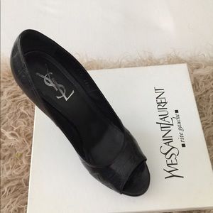 YSL black heels